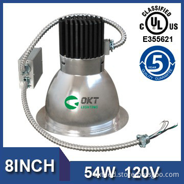 UL Energy Star Listed 8inch 54W dimmable recessed led can lights